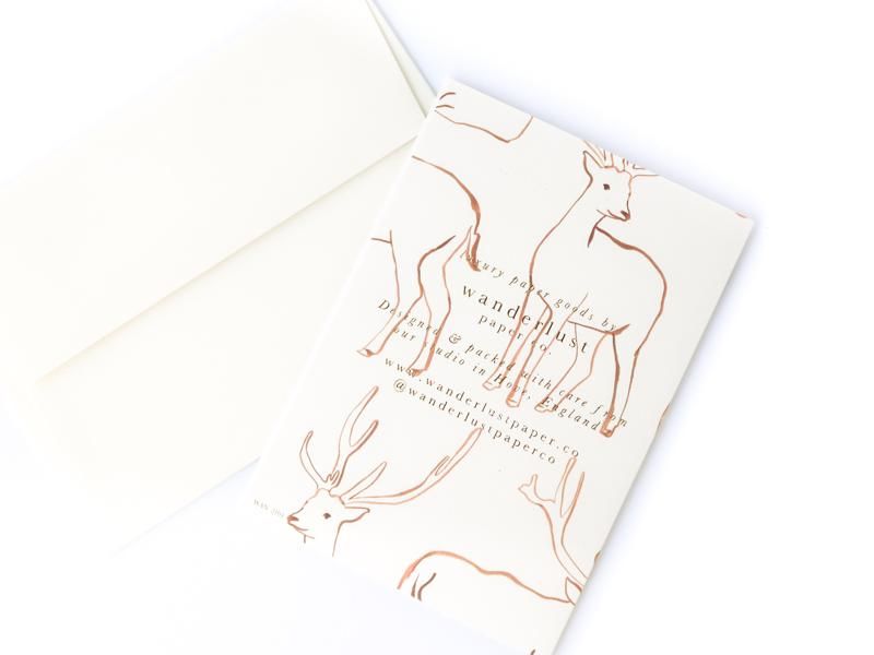 Reindeer Card