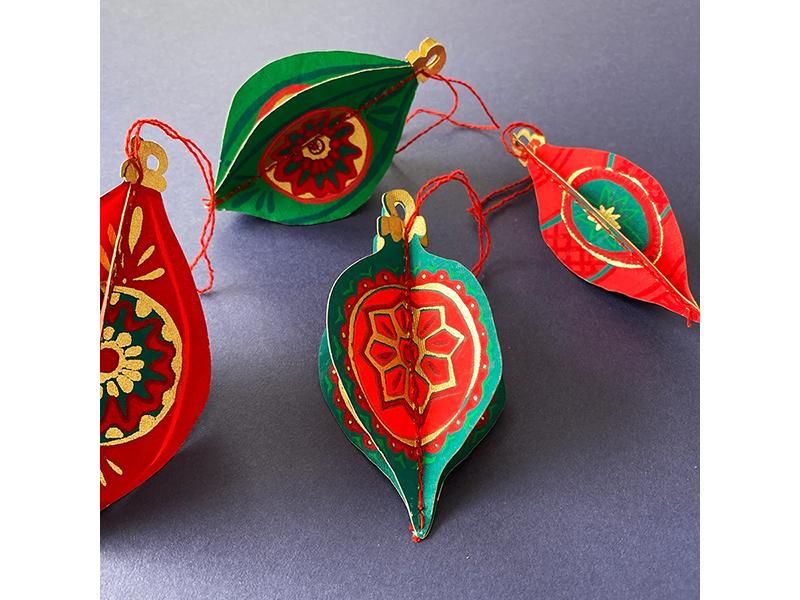 Bauble Paper Decorations