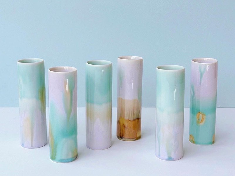 Cylinder Vase / Three Tones