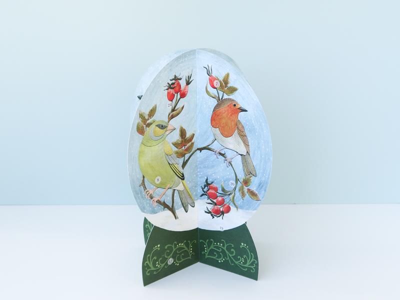 Snow Globe Advent Calendar by Alice Melvin