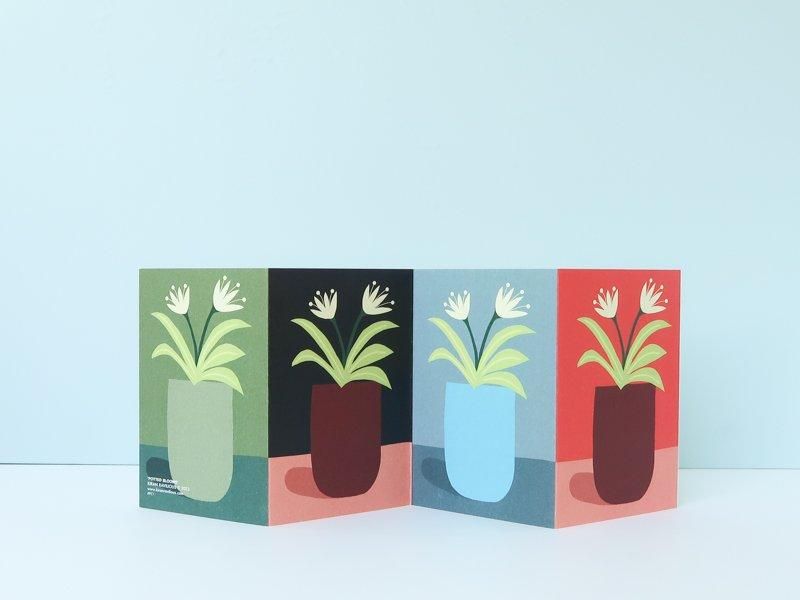 Potted Blooms Card