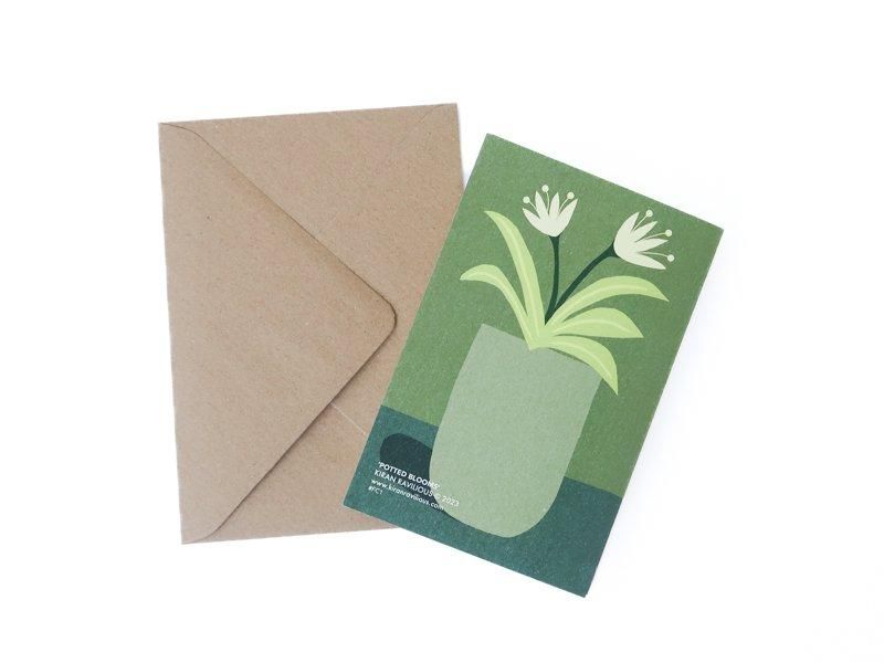 Potted Blooms Card