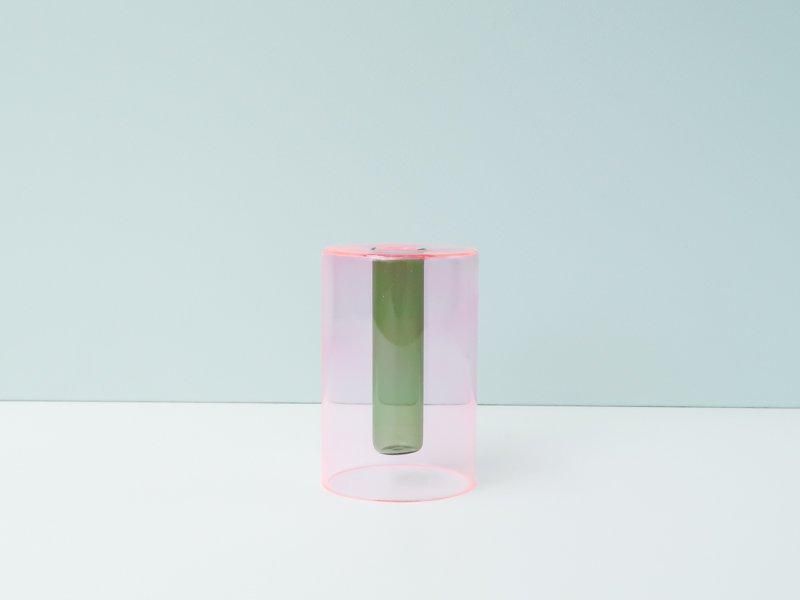 Reversible Vase / Pink&Green