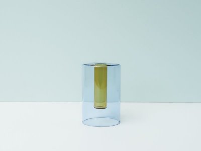 Reversible Vase / Blue&Yellow