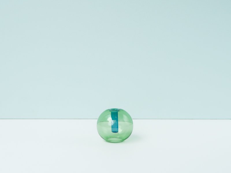 Mini Bubble Vase / Green&Blue