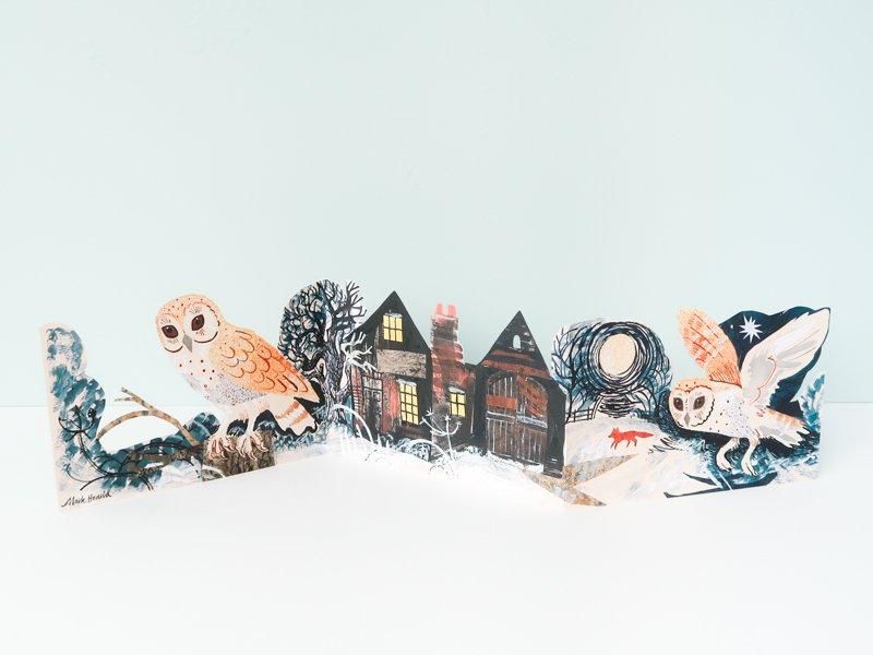 Silent Flight Card by Mark Hearld