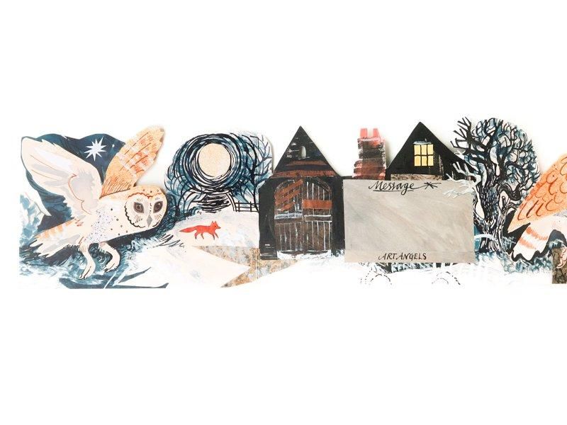 Silent Flight Card by Mark Hearld