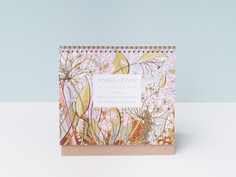 2026 Angie Lewin Desk Calendar 