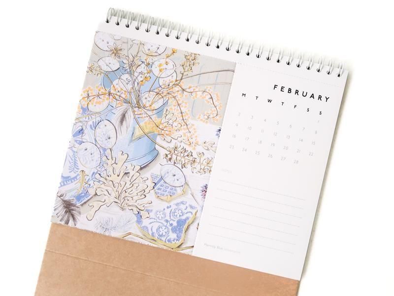 2026 Angie Lewin Desk Calendar 