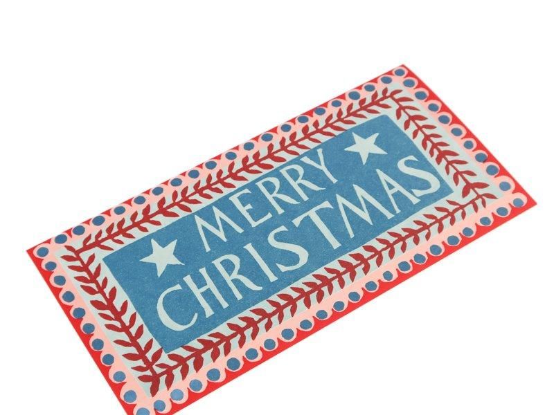 Long Card Merry Christmas