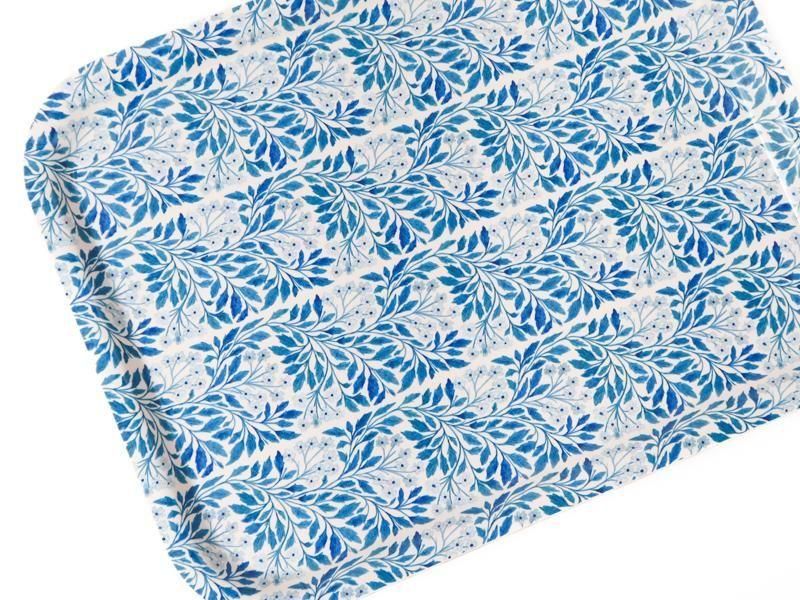 Tray / Blue Flora