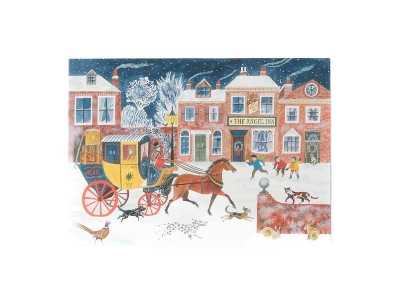 The Angel Inn Advent Card by Emily Sutton