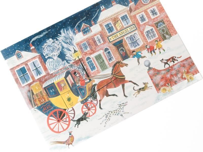 The Angel Inn Advent Card by Emily Sutton