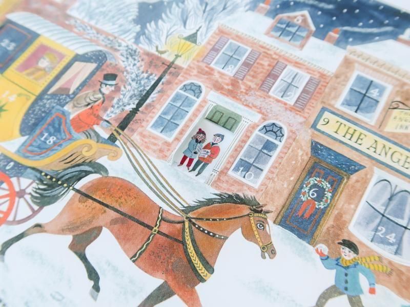 The Angel Inn Advent Card by Emily Sutton