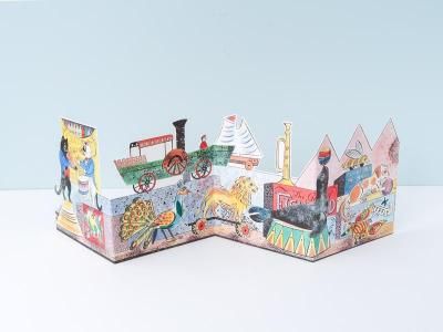 Tin Toys - Cats Card by Emily Sutton