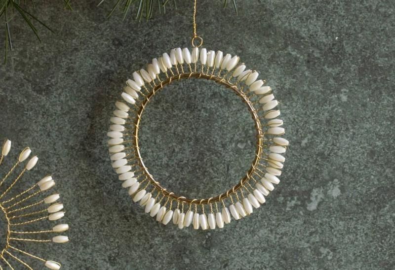 Pearl Hoop Ornament