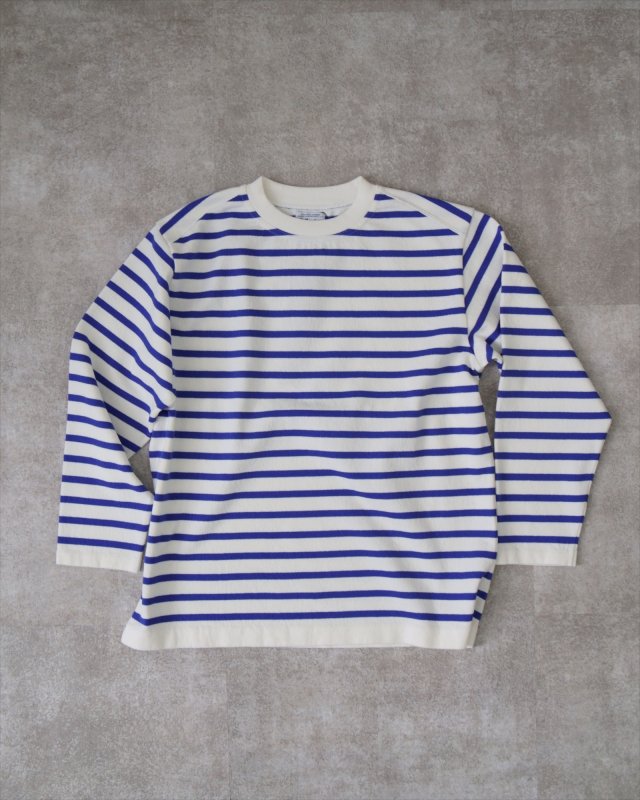 WAVE COTTON BASQUE KNIT PULLOVER 〈CREW NECK〉 - Yonetomi STORE