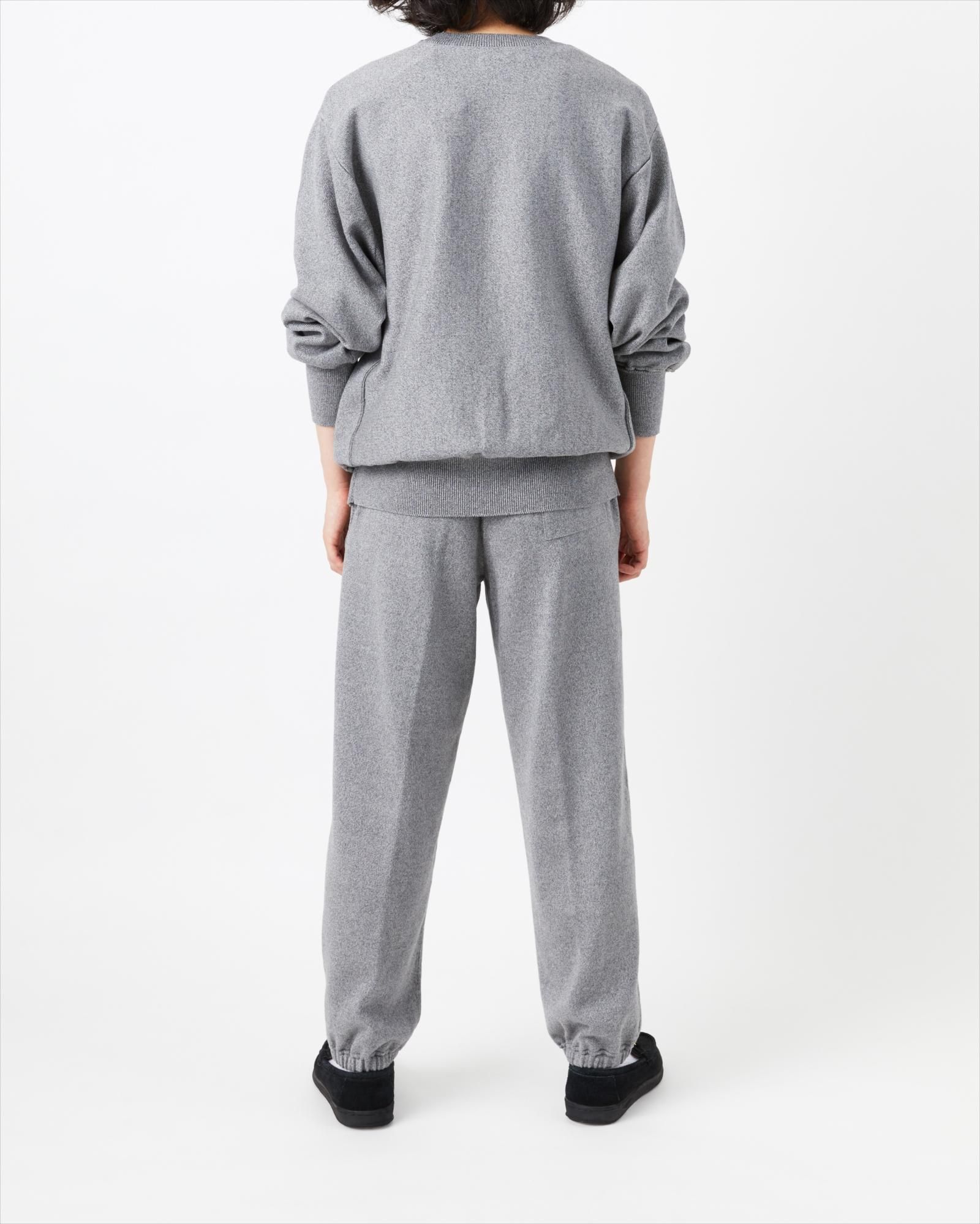 COTTON SILK SWEAT KNIT PULLOVER - Yonetomi STORE ONLINE|ヨネトミストアオンライン
