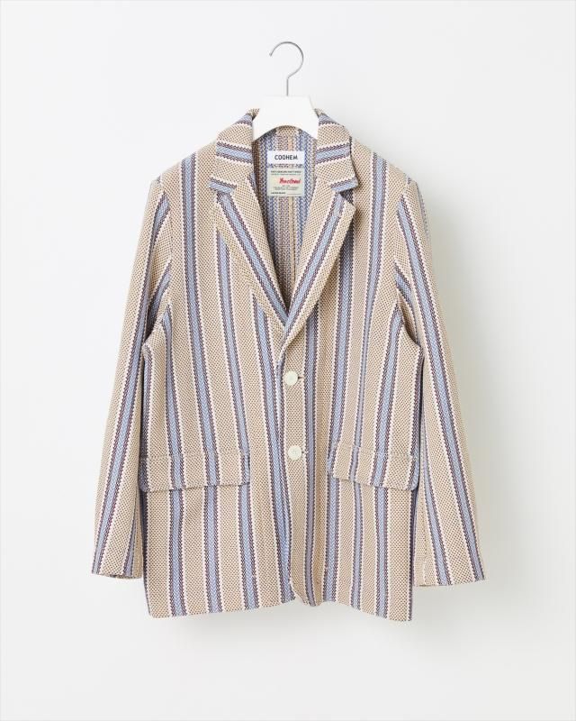 BLAZER TECH TWEED JACKET STRIPE