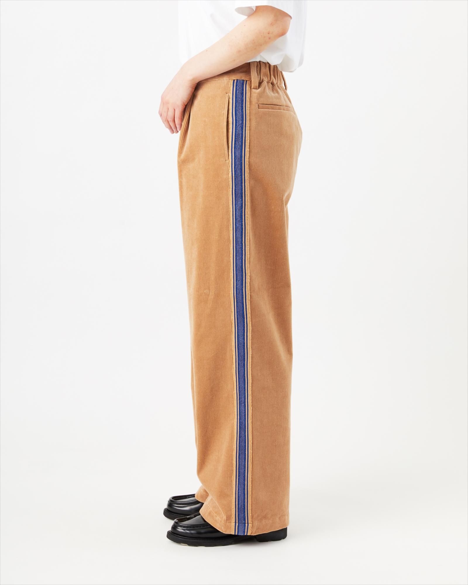 KNIT SIDELINE CORDUROY PANTS - Yonetomi STORE ONLINE|ヨネ KNIT SIDELINE CORDUROY PANTS - Yonetomi STORE ONLINE|ヨネ