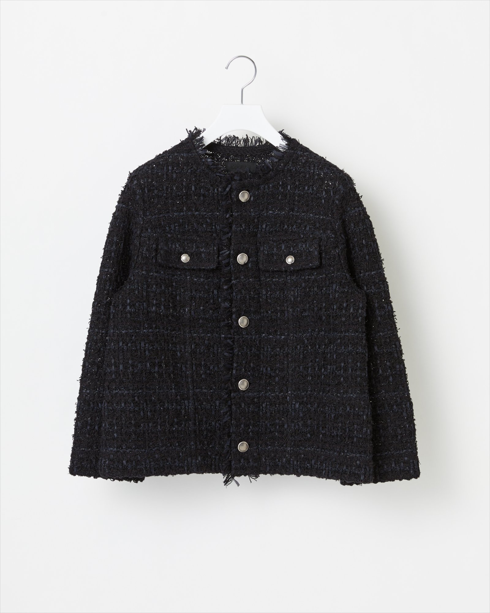 MONOCHROME TWEED JACKET - Yonetomi STORE ONLINE｜ヨネトミストア