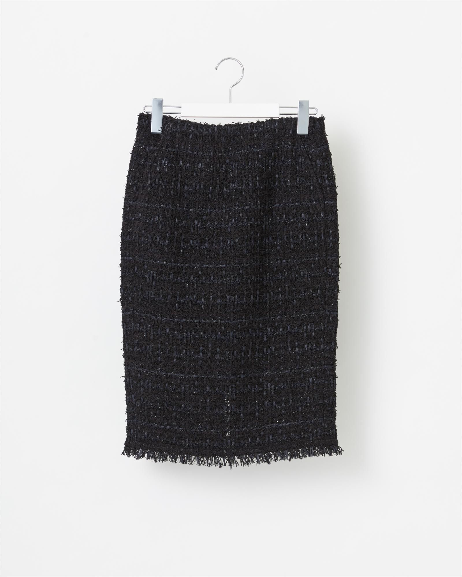 MONOCHROME TWEED SKIRT - Yonetomi STORE ONLINE｜ヨネトミストア