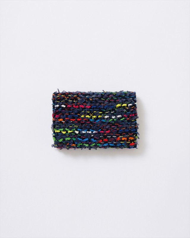 KNIT TWEED CARD CASE - COOHEM TWEED