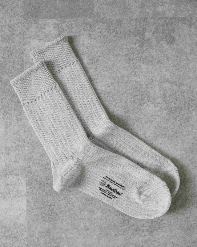 Yonetomi NEW BASIC COTTON SILK RIB SOCKS - 3