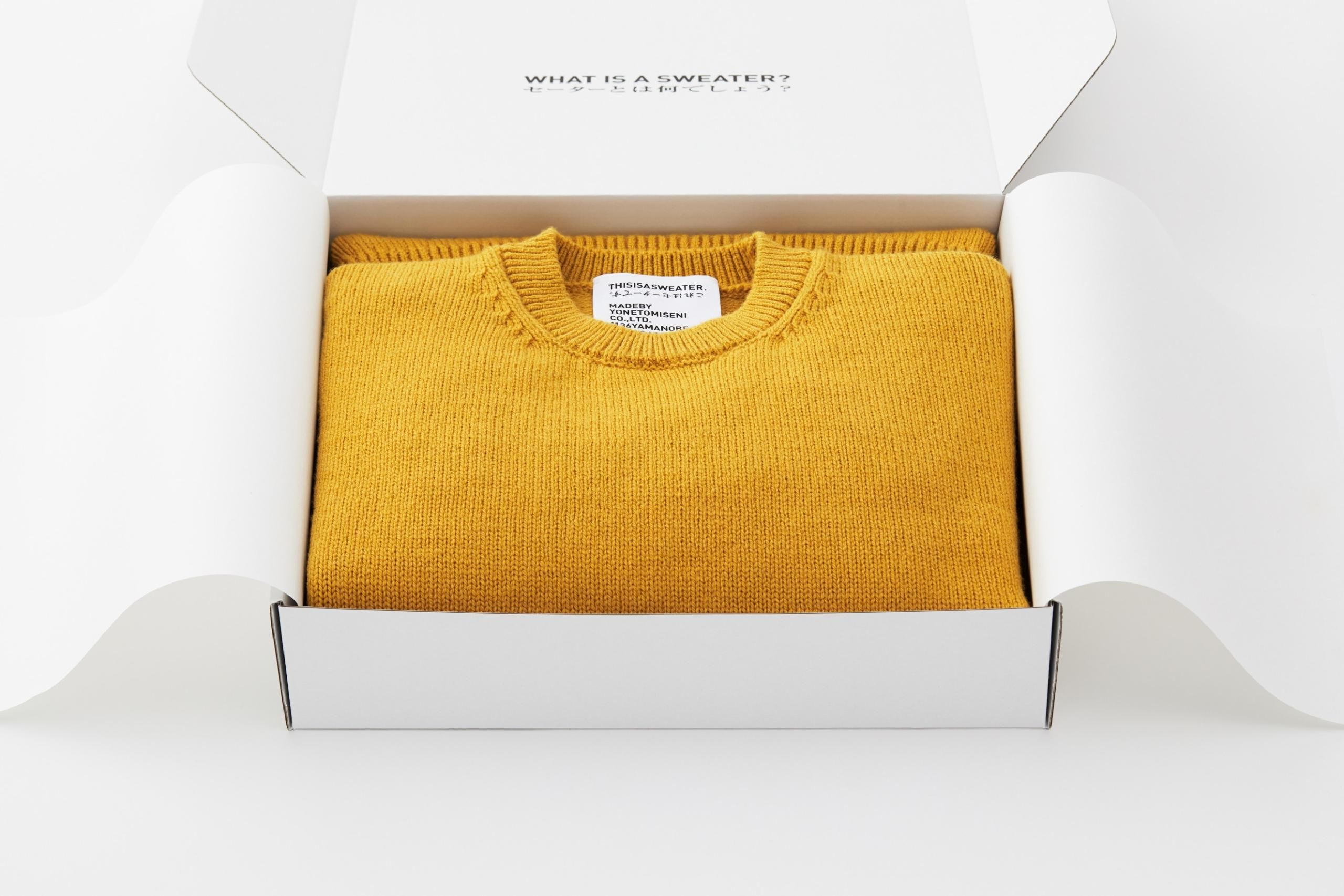 ふるさと納税 山辺町 A1 : A SWEATER IS ORDINARY. ブラウン サイズ:1 ユニセックス 米富繊維 A1 : A SWEATER IS ORDINARY. Pullover - GREEN - Yonetomi