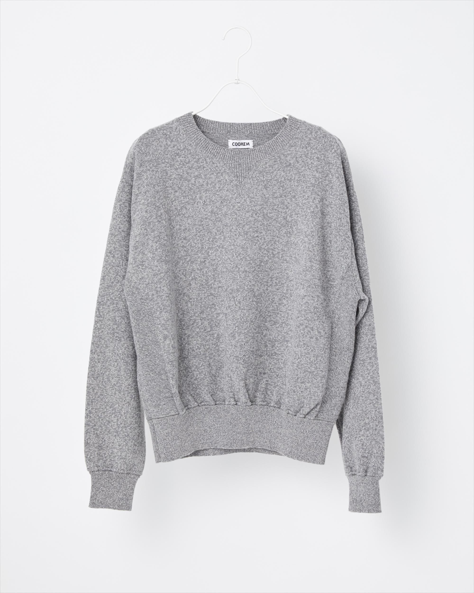 COLOR MIX COTTON CASHMERE SWEATER - Yonetomi STORE ONLINE COLOR MIX COTTON CASHMERE SWEATER - Yonetomi STORE ONLINE
