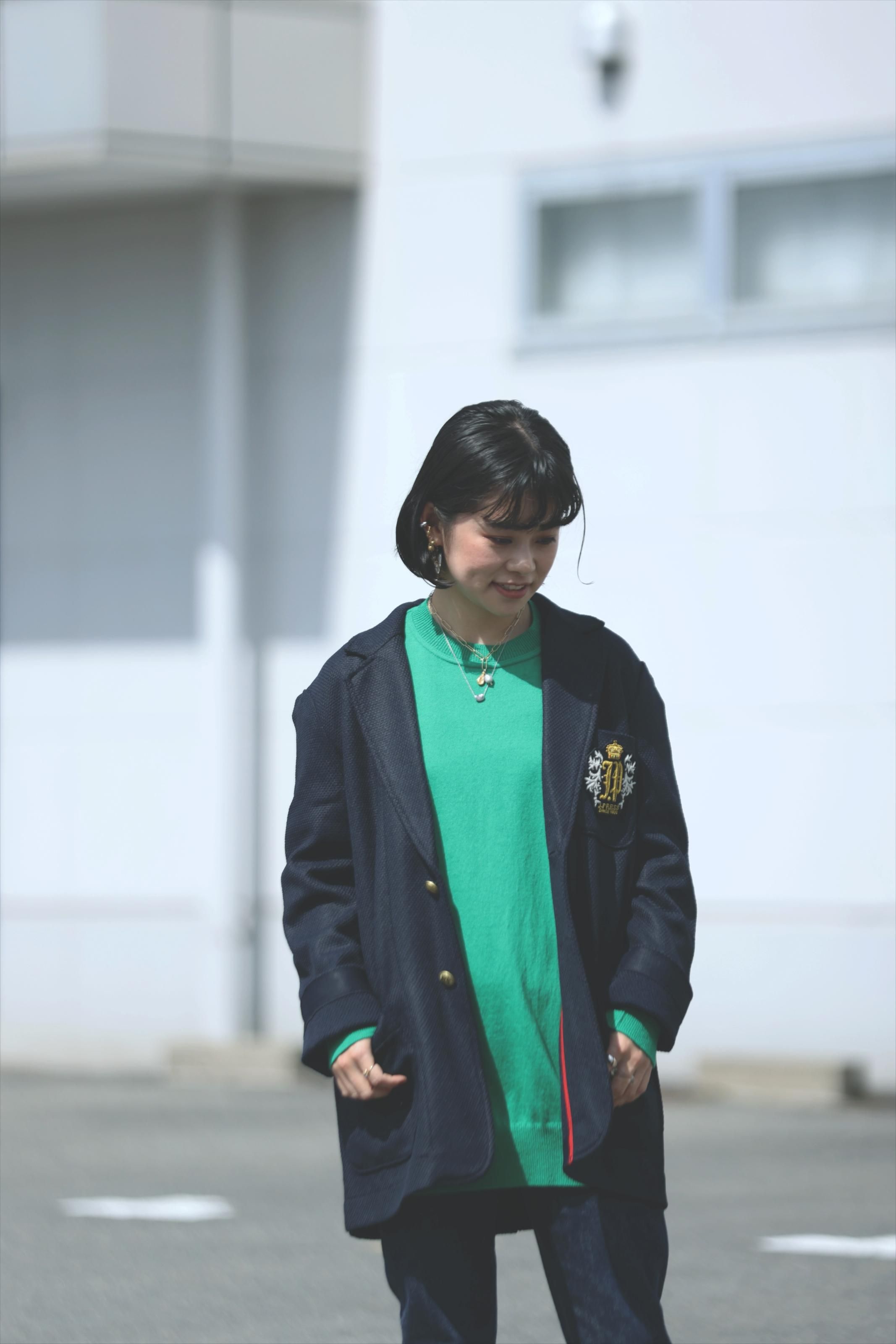 coohem ジャケット COOHEM × J.PRESS ORIGINALS 2B KNIT NAVY BLAZER - Yonetomi