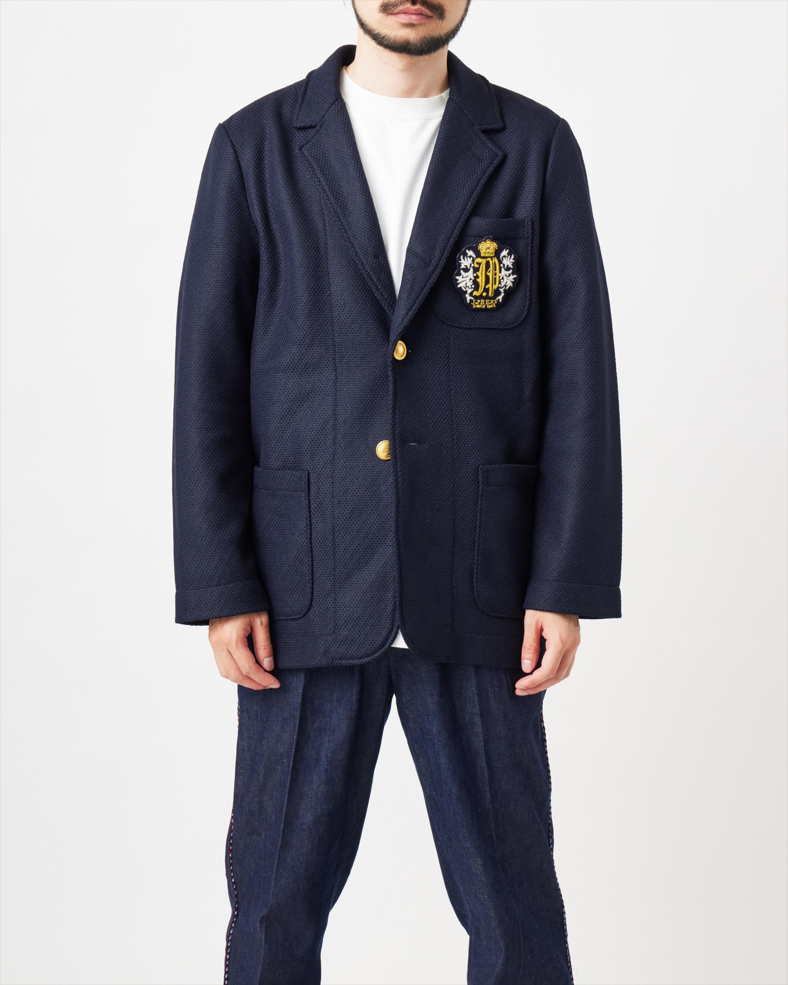 グレミオ PENALTY ジップアップジャケット COOHEM × J.PRESS ORIGINALS 2B KNIT GUN CLUB CHECK BLAZER