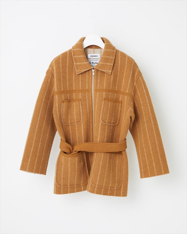 COOHEM ARCHIVE_BOILED WOOL KNIT JACKET