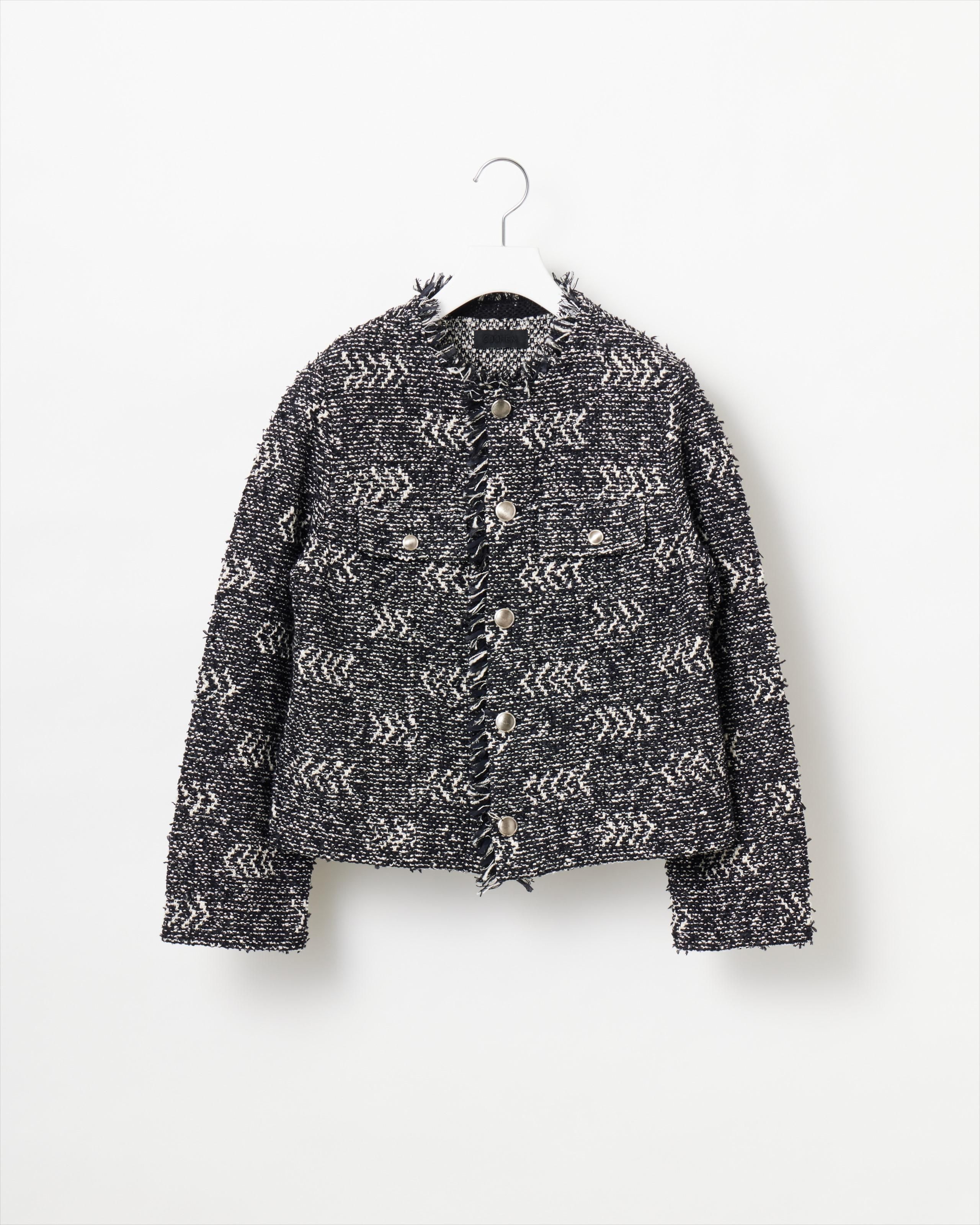 さしみ様専用 コーへン COOHEM ZIGZAG ツイード ジャケット