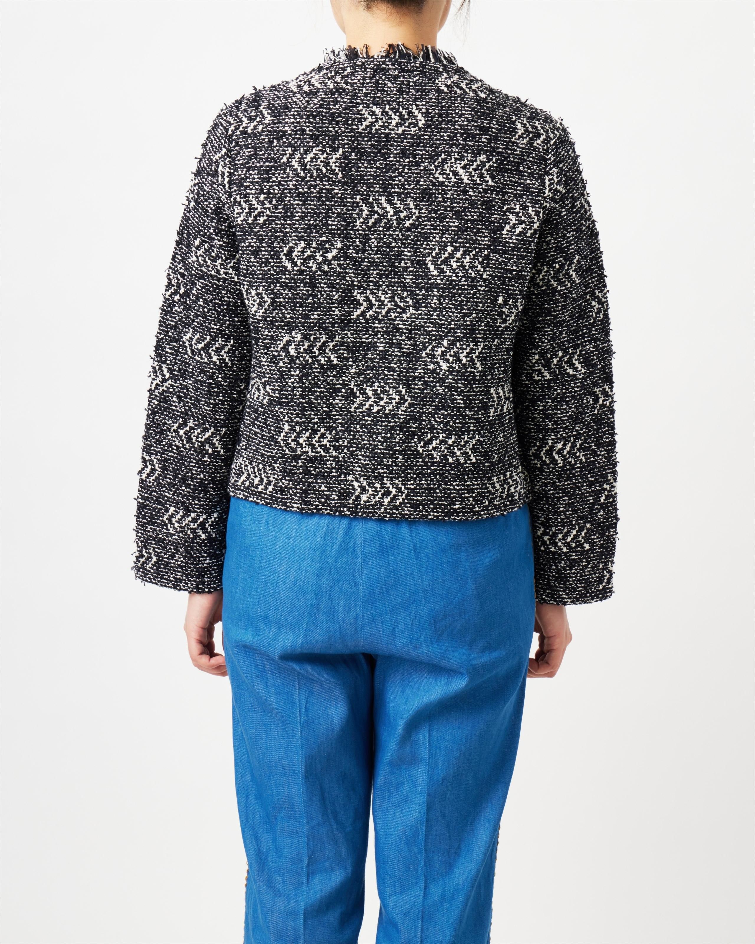 ZIGZAG TWEED JACKET - Yonetomi STORE ONLINE｜ヨネトミストア