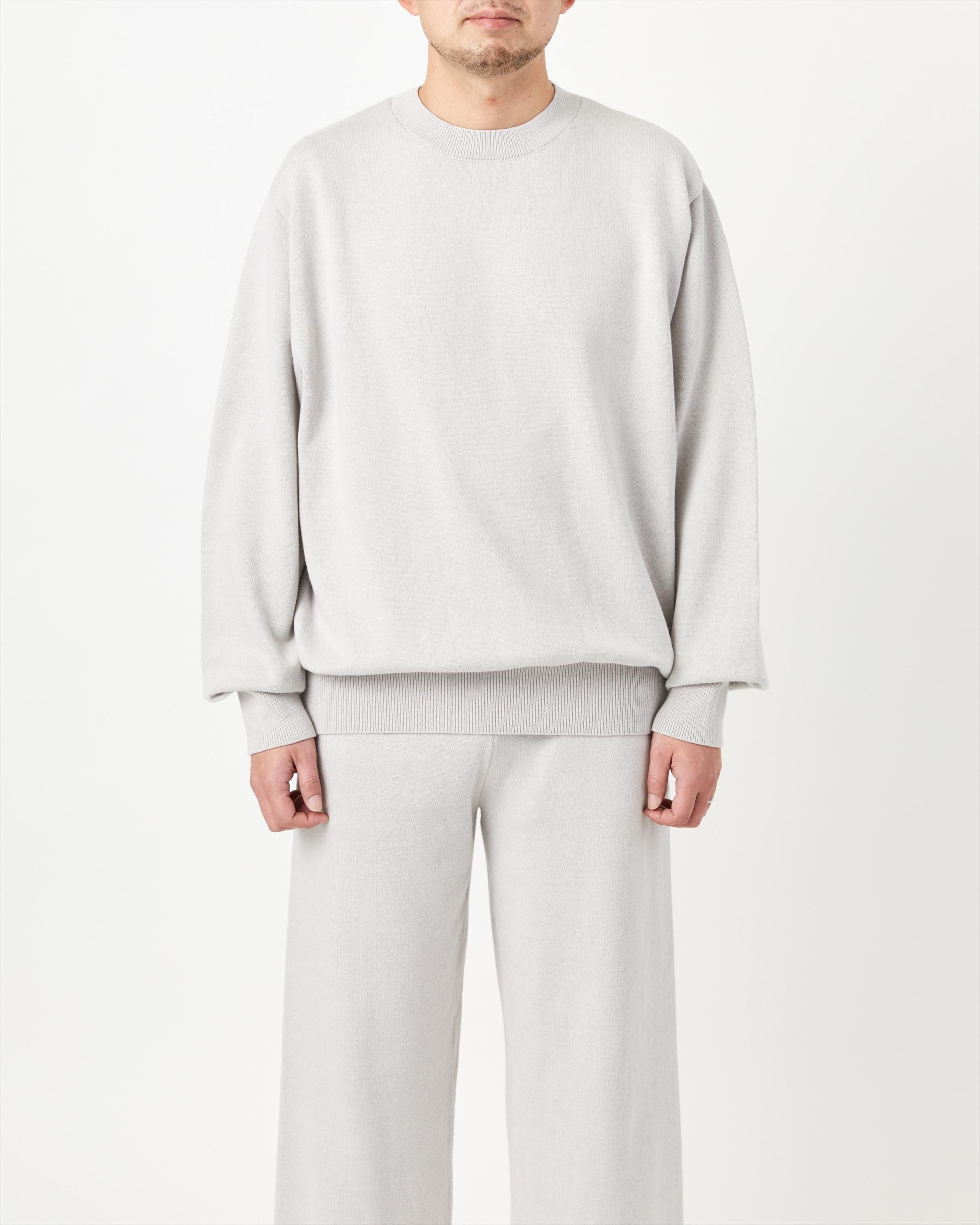 A3: A SWEATER IS FOR EVERYDAY. Pullover - GRAY - Yonetomi