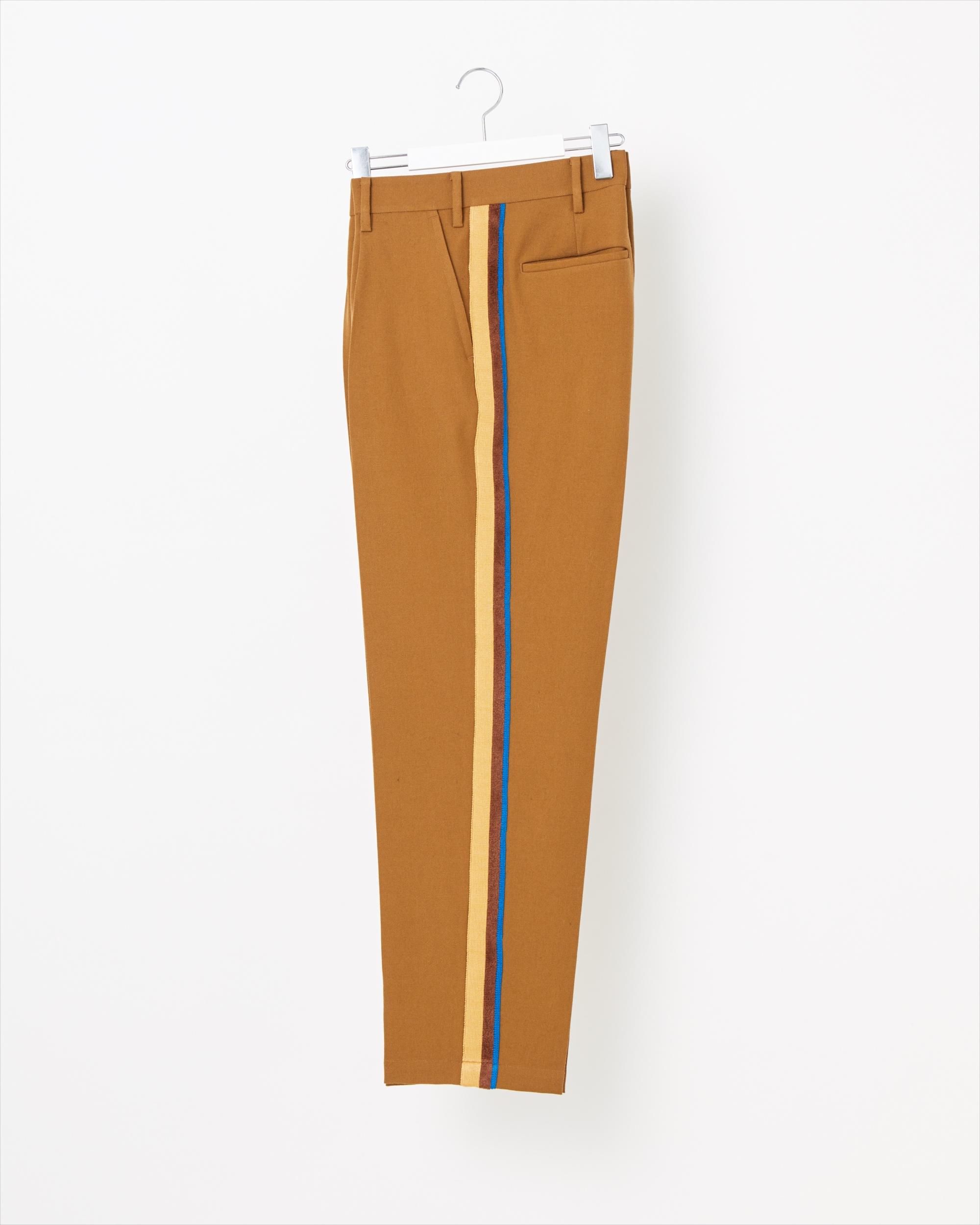 【2025年】エレガントファッションを上品に着 KNIT SIDELINE KARSEY PANTS - Yonetomi STORE ONLINE｜ヨネトミ パンツ