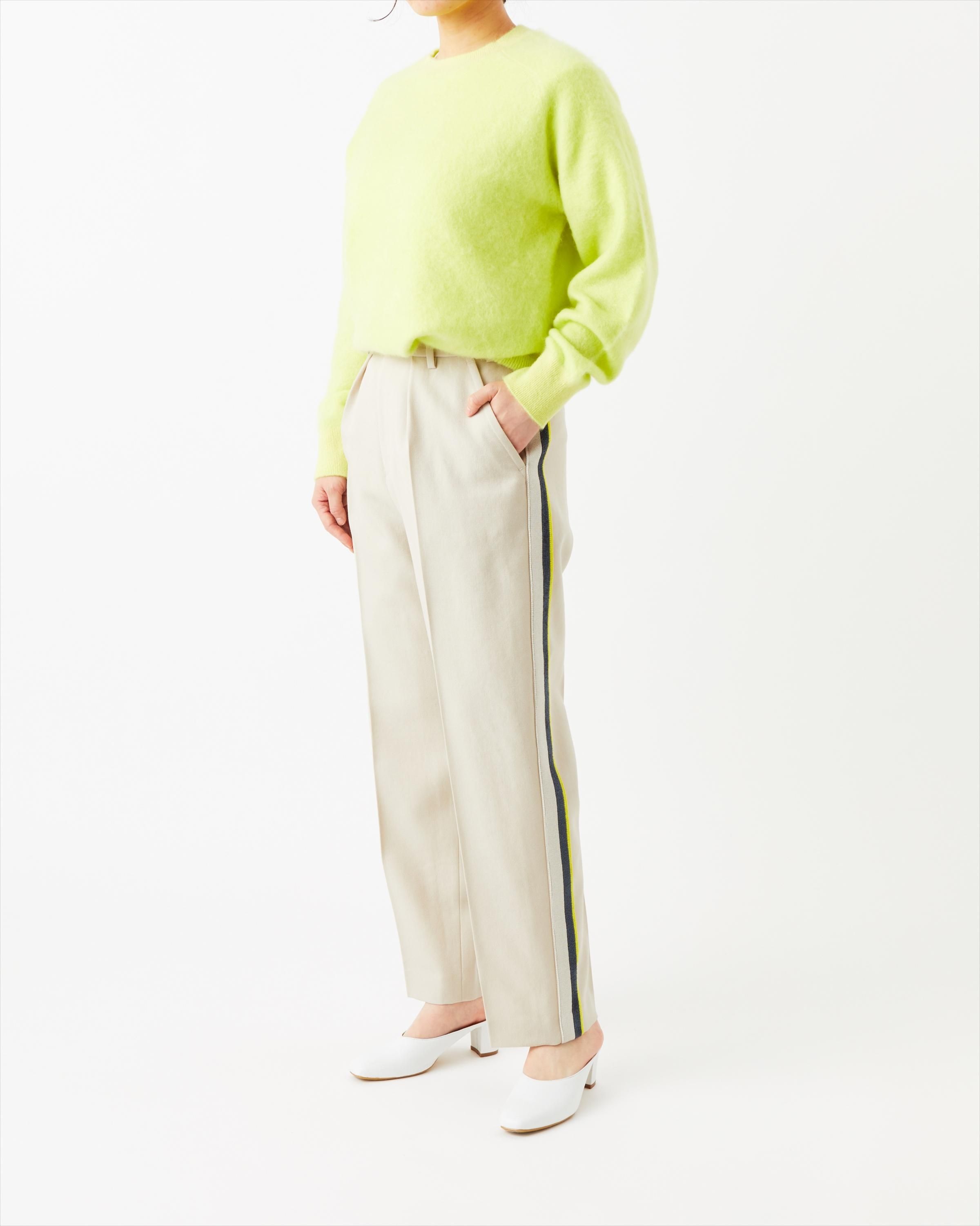 無料配達 KNIT ONLINE｜ヨネトミ STORE Yonetomi - PANTS KARSEY SIDELINE パンツ