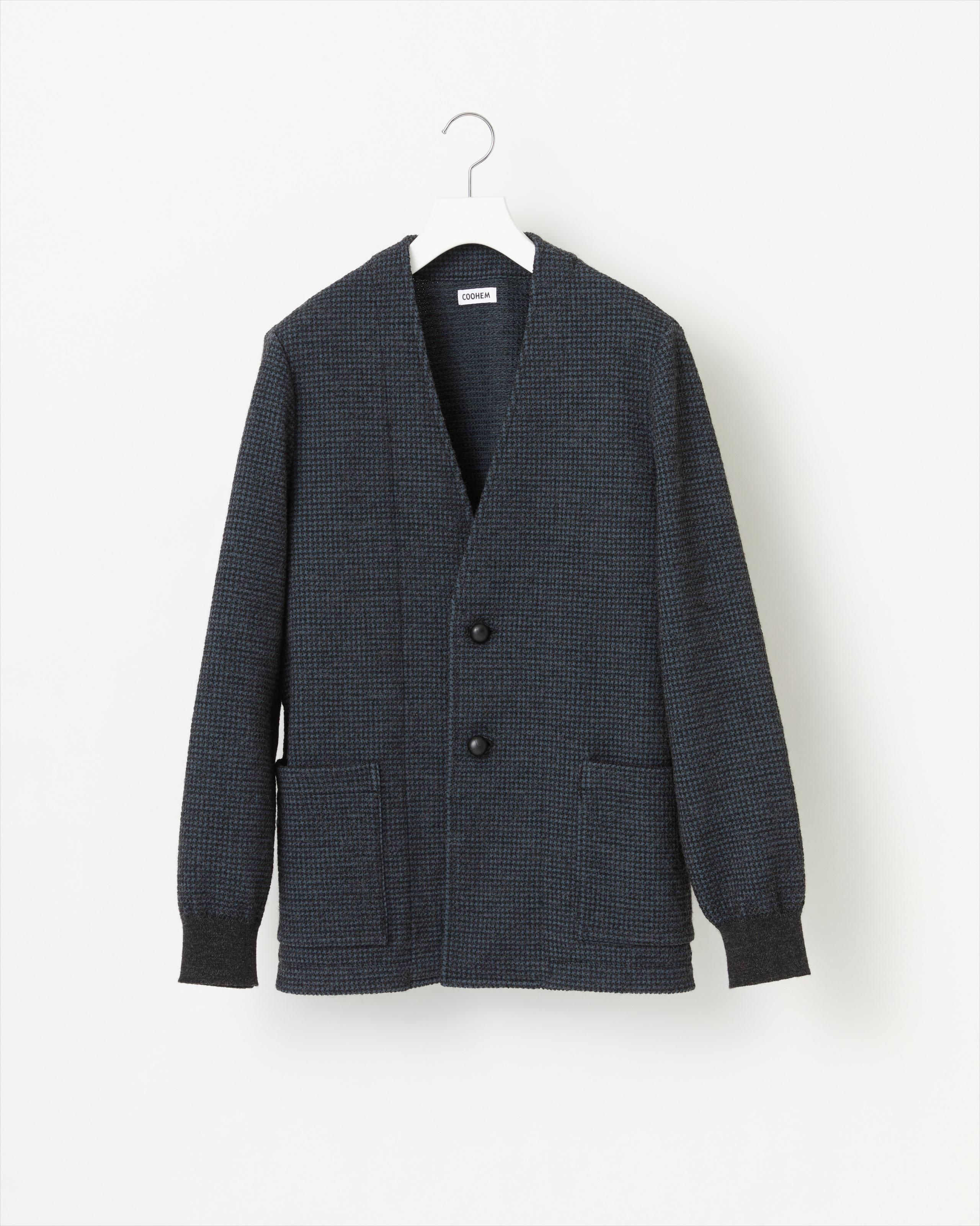 CHIDORI JACQUARD JACKET - Yonetomi STORE ONLINE｜ヨネトミ