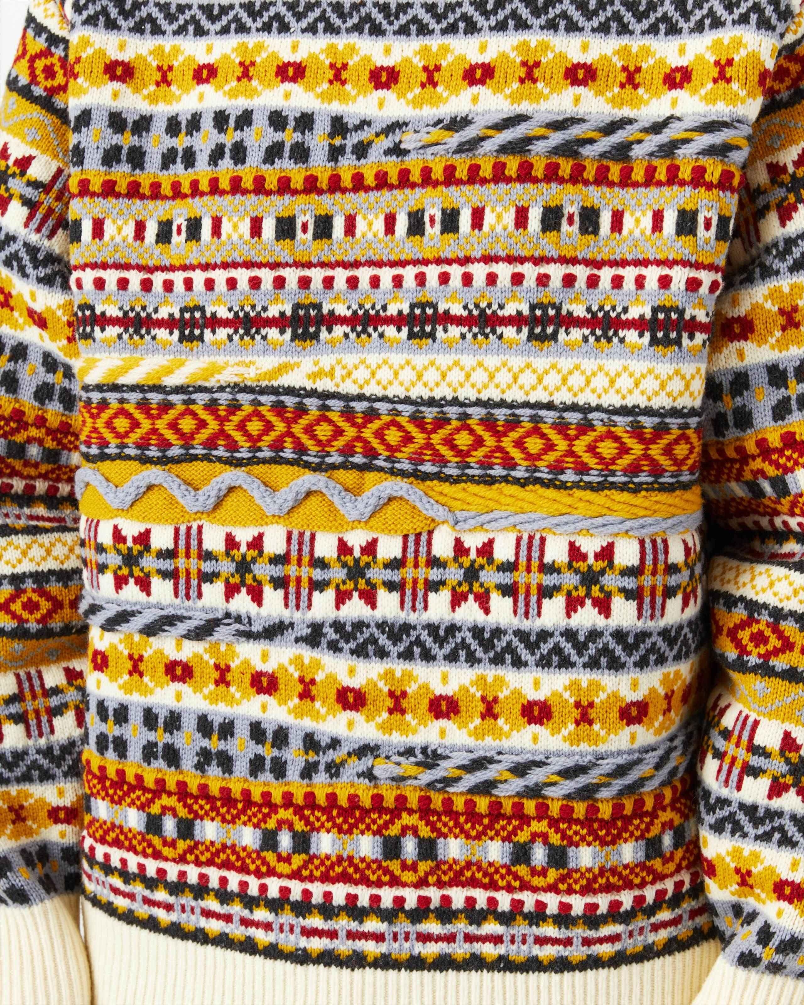 FAIR ISLE KNIT PULLOVER - Yonetomi STORE ONLINE｜ヨネトミ