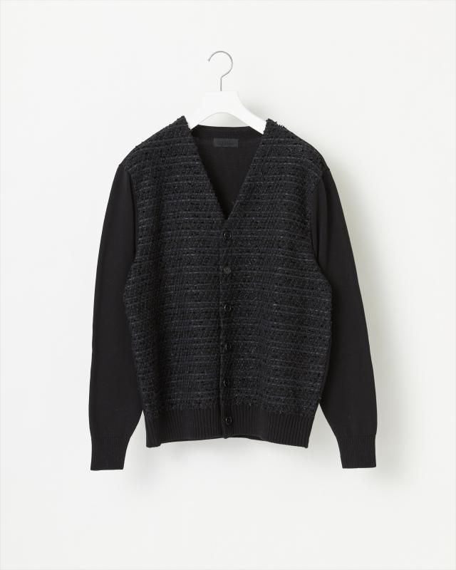 BASIC TWEED CARDIGAN