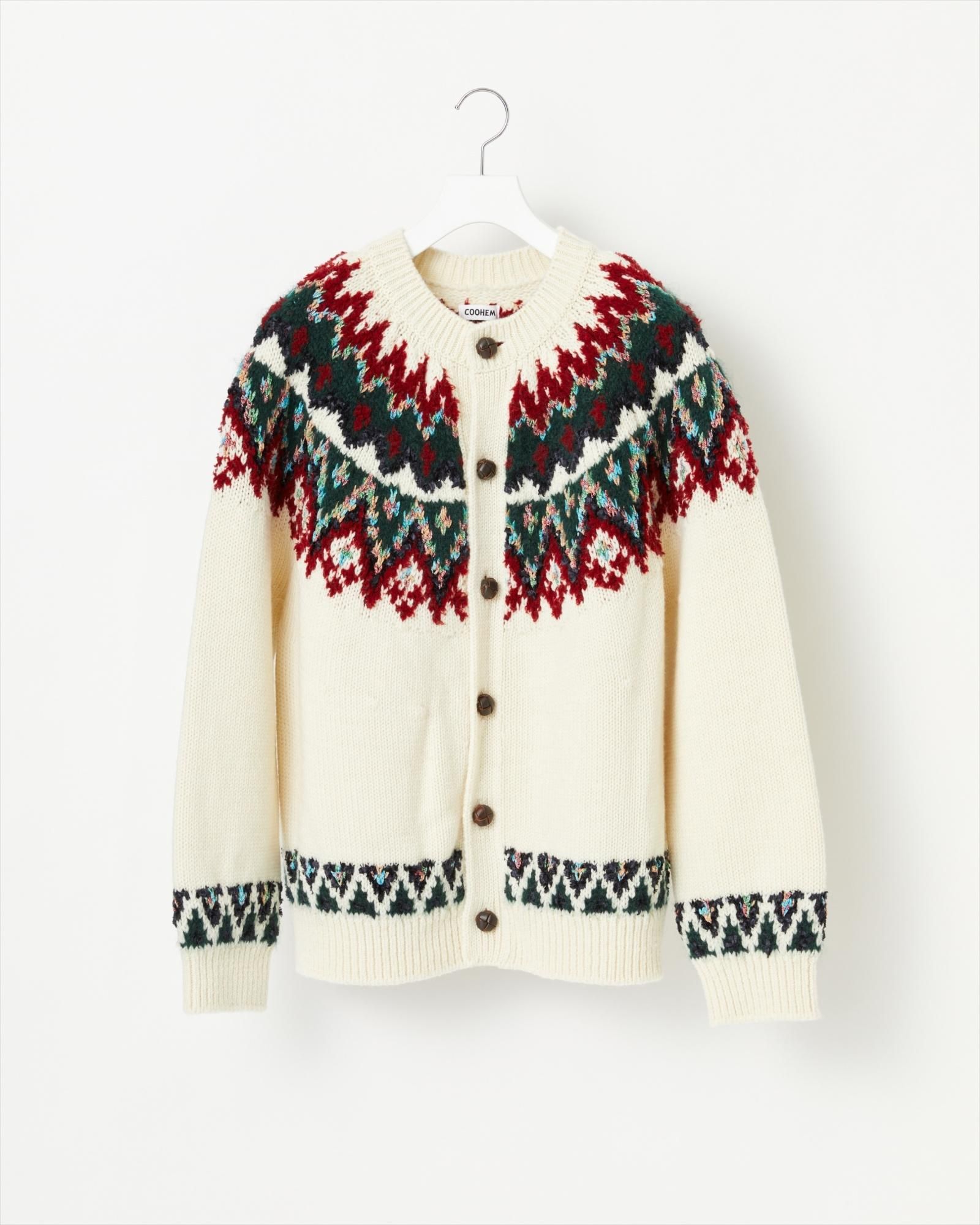 KOHEN NORDIC KNIT CARDIGAN - Yonetomi STORE ONLINE|ヨネトミストアオンライン