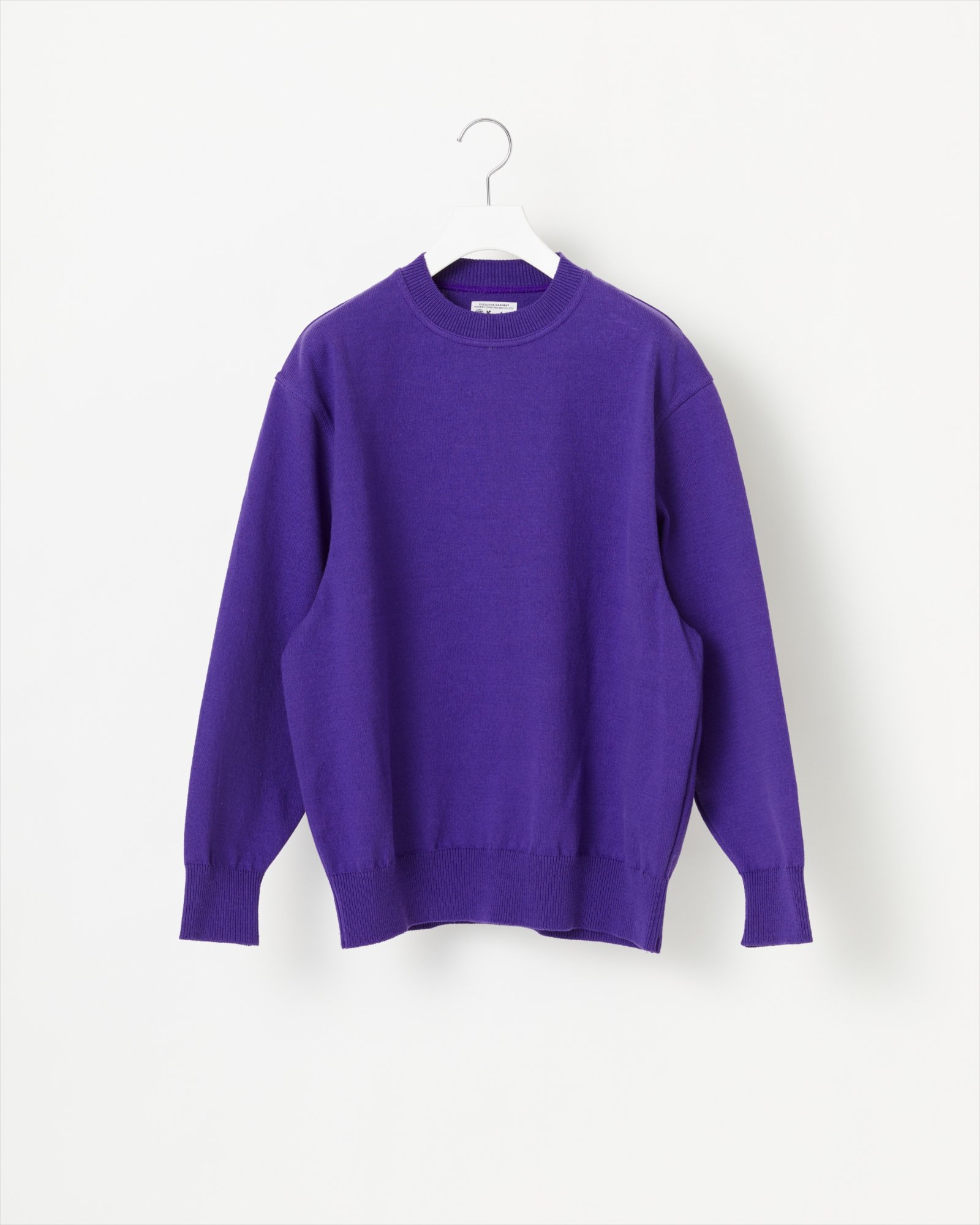 WAVE COTTON KNIT PULLOVER 〈SOLID〉 - Yonetomi STORE 