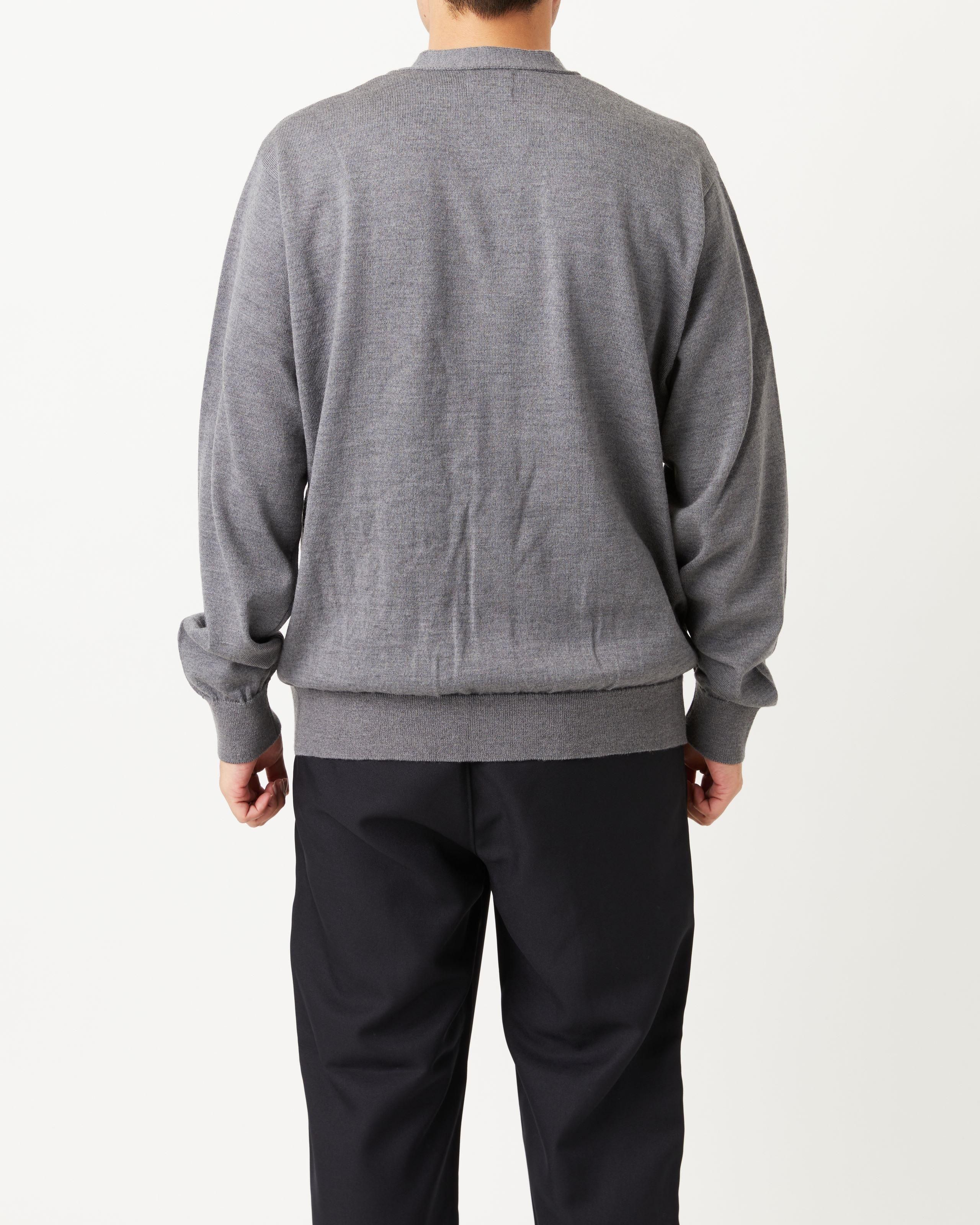 HIGH TWIST WOOL KNIT CARDIGAN - Yonetomi STORE ONLINE｜ヨネ