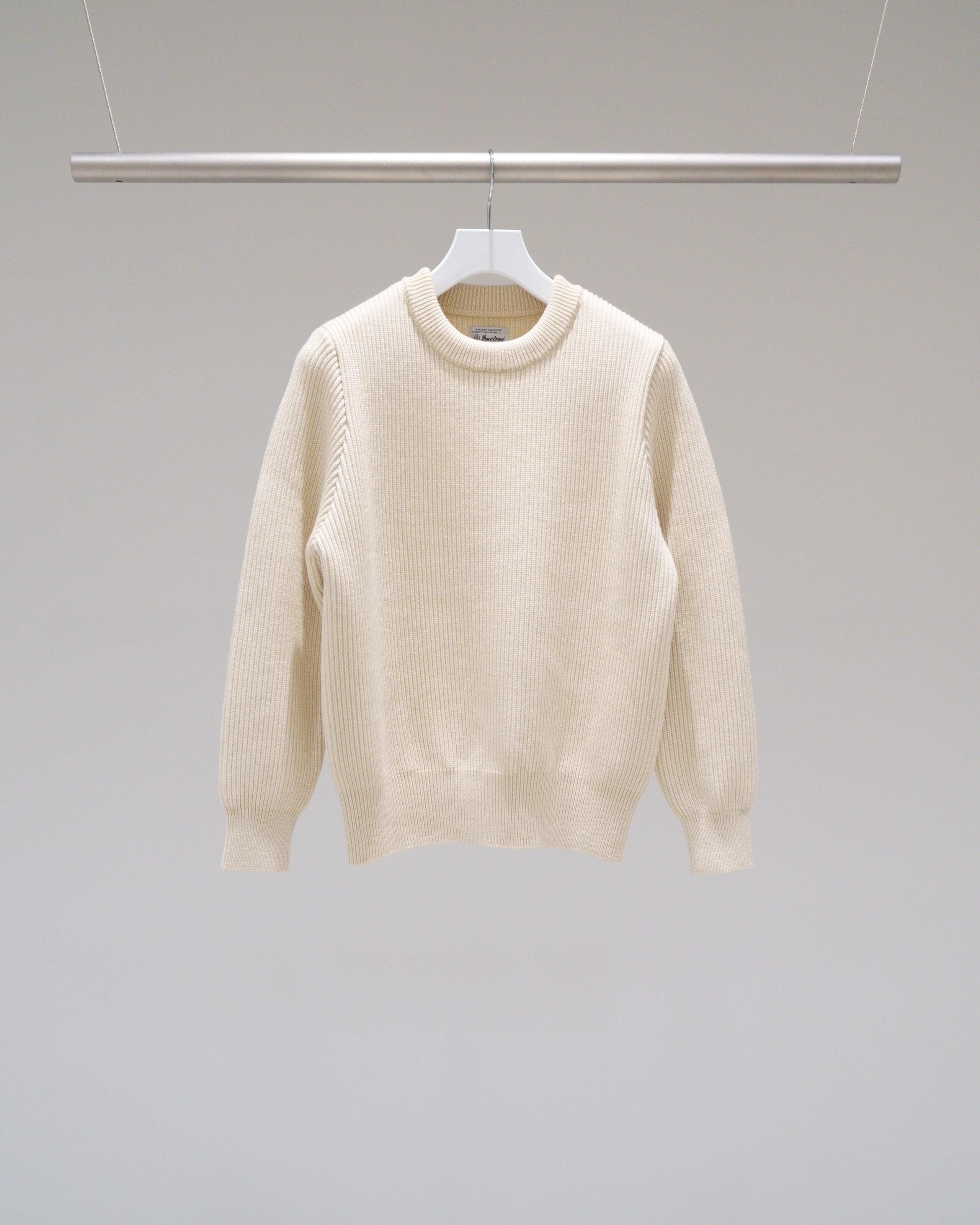EX FINE WOOL RIB KNIT BLOUSON - Yonetomi STORE ONLINE｜ヨネ