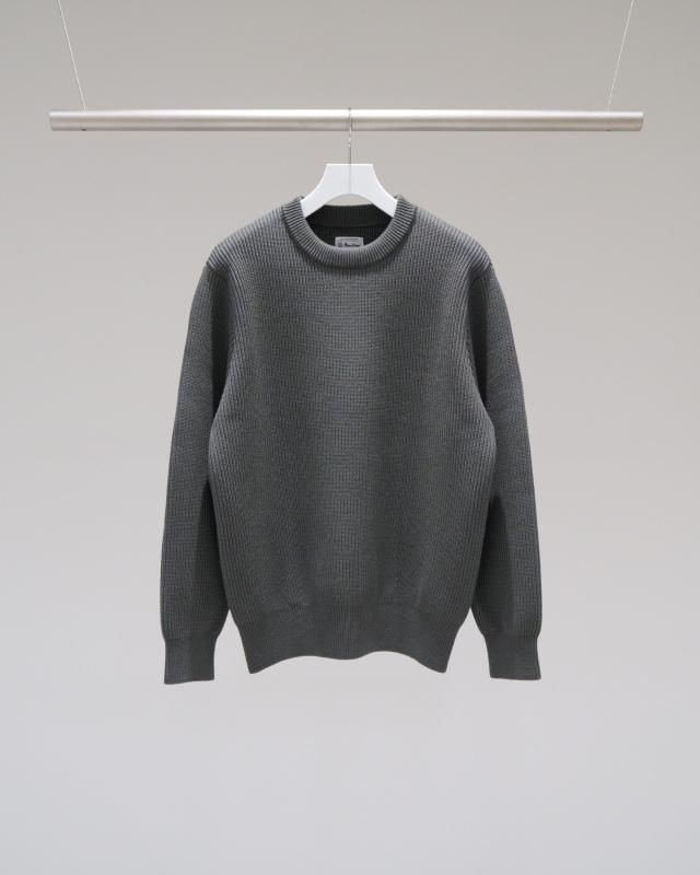 RIGID CASHMERE KNIT SWEATER - Yonetomi STORE ONLINE｜ヨネトミ