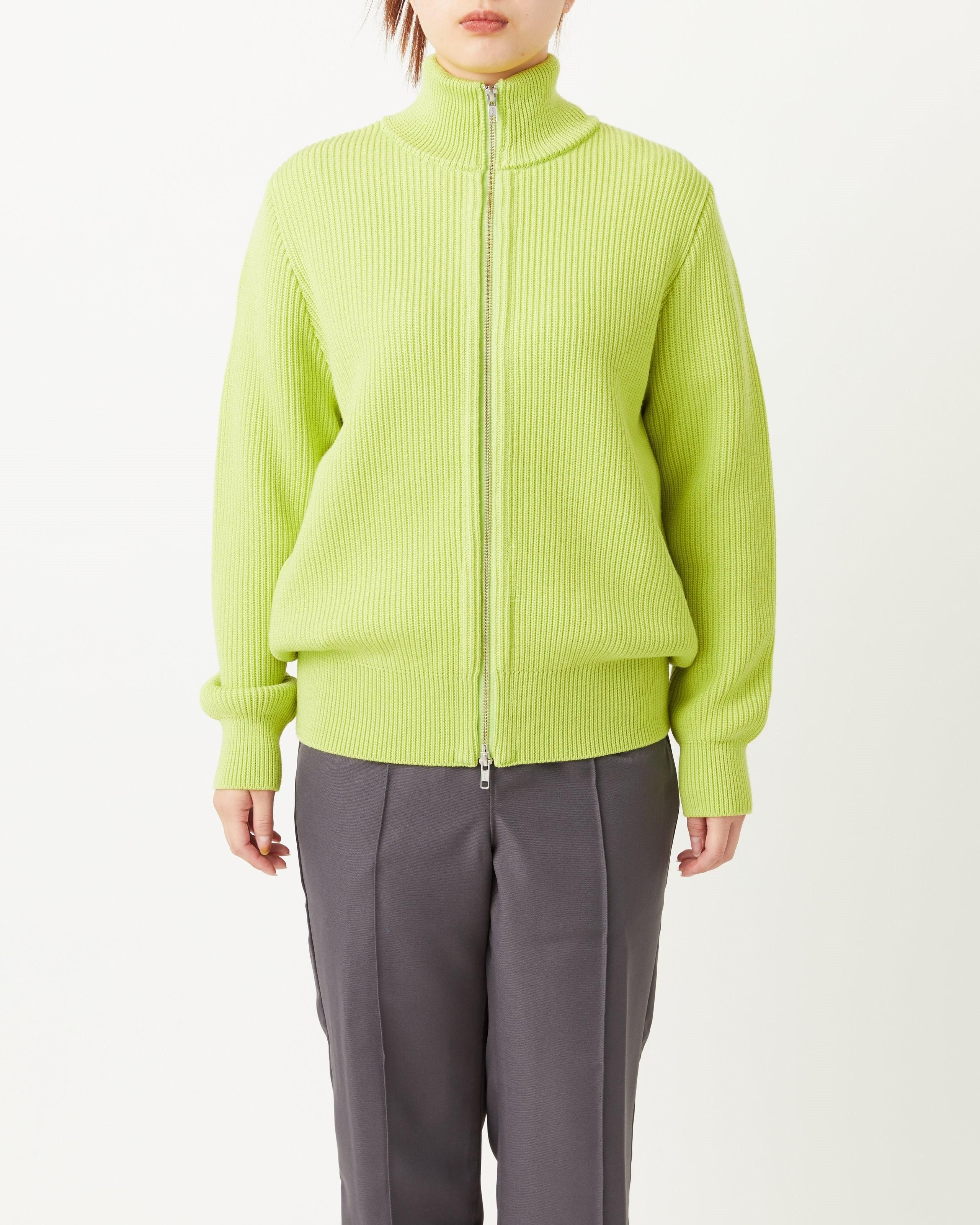 EX FINE WOOL RIB KNIT BLOUSON - Yonetomi STORE ONLINE｜ヨネ