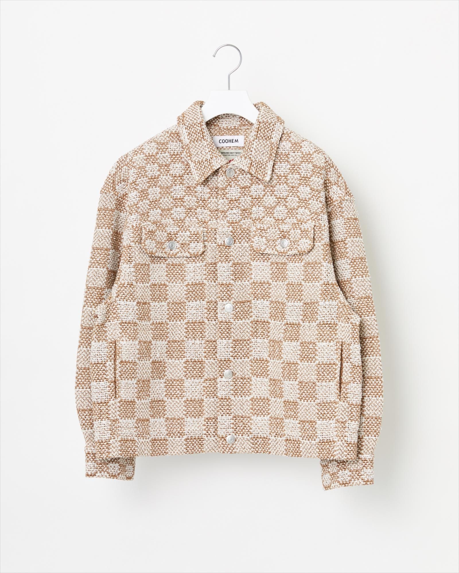 COOHEM ツイードジャケット COOHEM ARCHIVE_BLOCK CHECK TWEED JACKET 〈WOMEN〉 - Yonetomi STORE