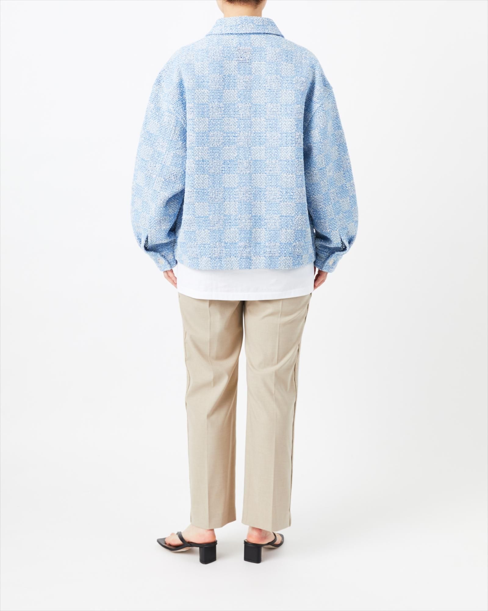 COOHEM ARCHIVE_BLOCK CHECK TWEED JACKET 〈WOMEN〉 - Yonetomi STORE