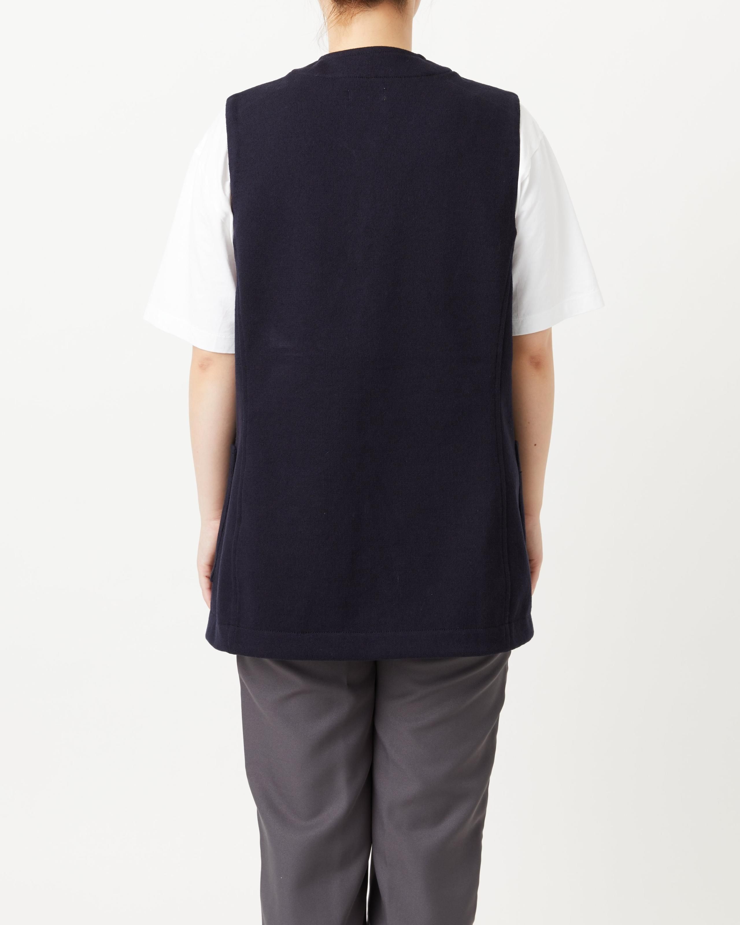 WAVE COTTON KNIT VEST - Yonetomi STORE ONLINE｜ヨネトミストア
